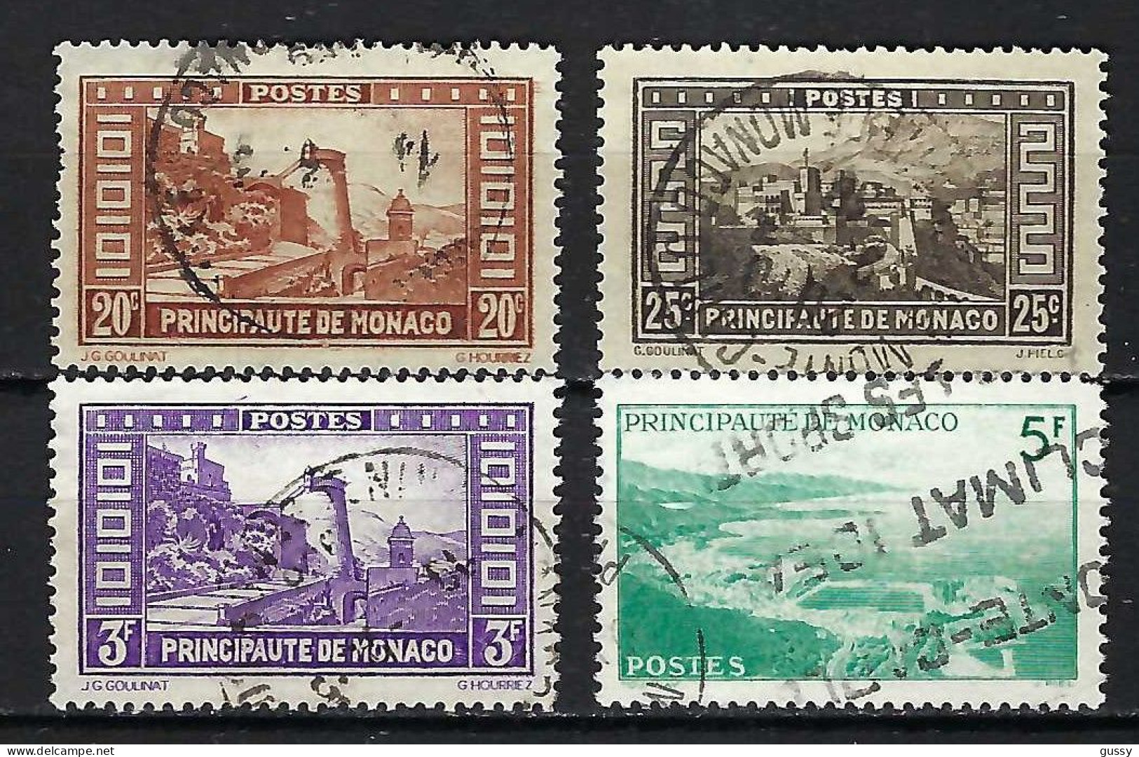 MONACO 1933-41:  Lot D' Obl. - Used Stamps