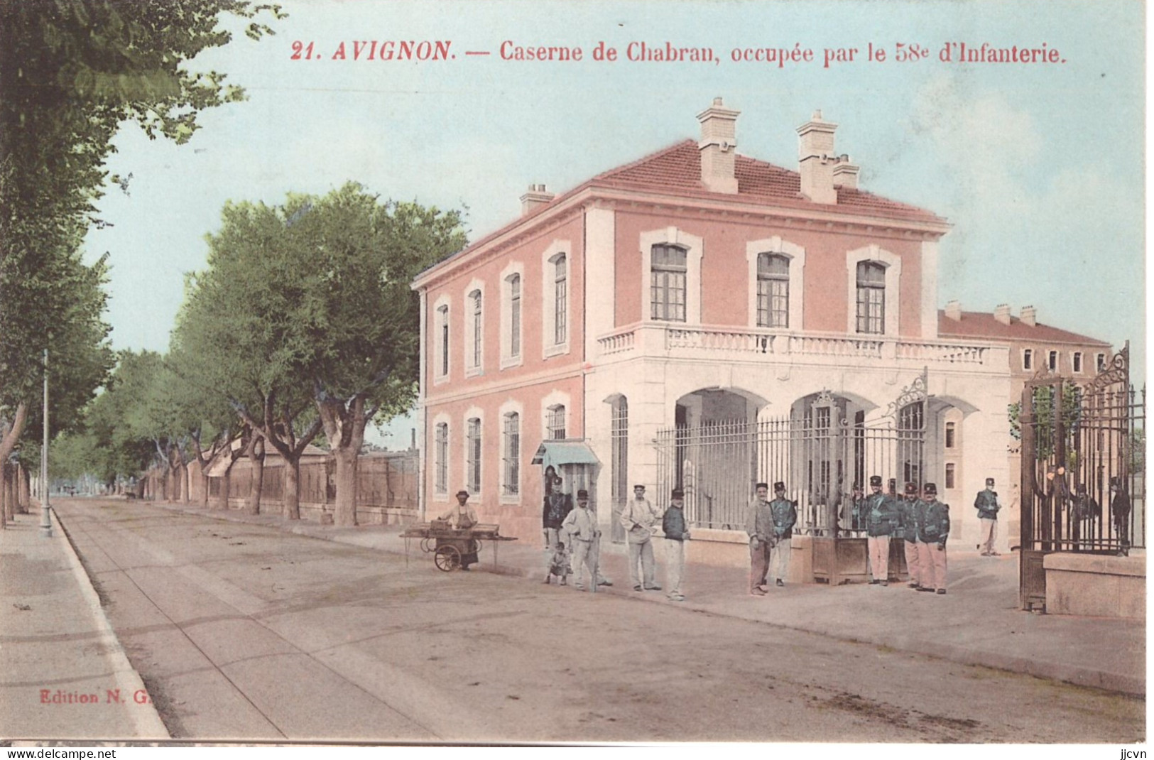 - 84 - Vaucluse - Avignon - Caserne De Chabran  - Occupée Par Le 58 ème D' Infanterie - Avignon