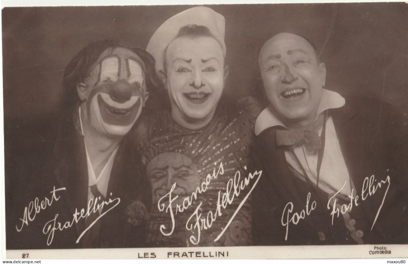 CPA  LES FRATELLINI - Cirque