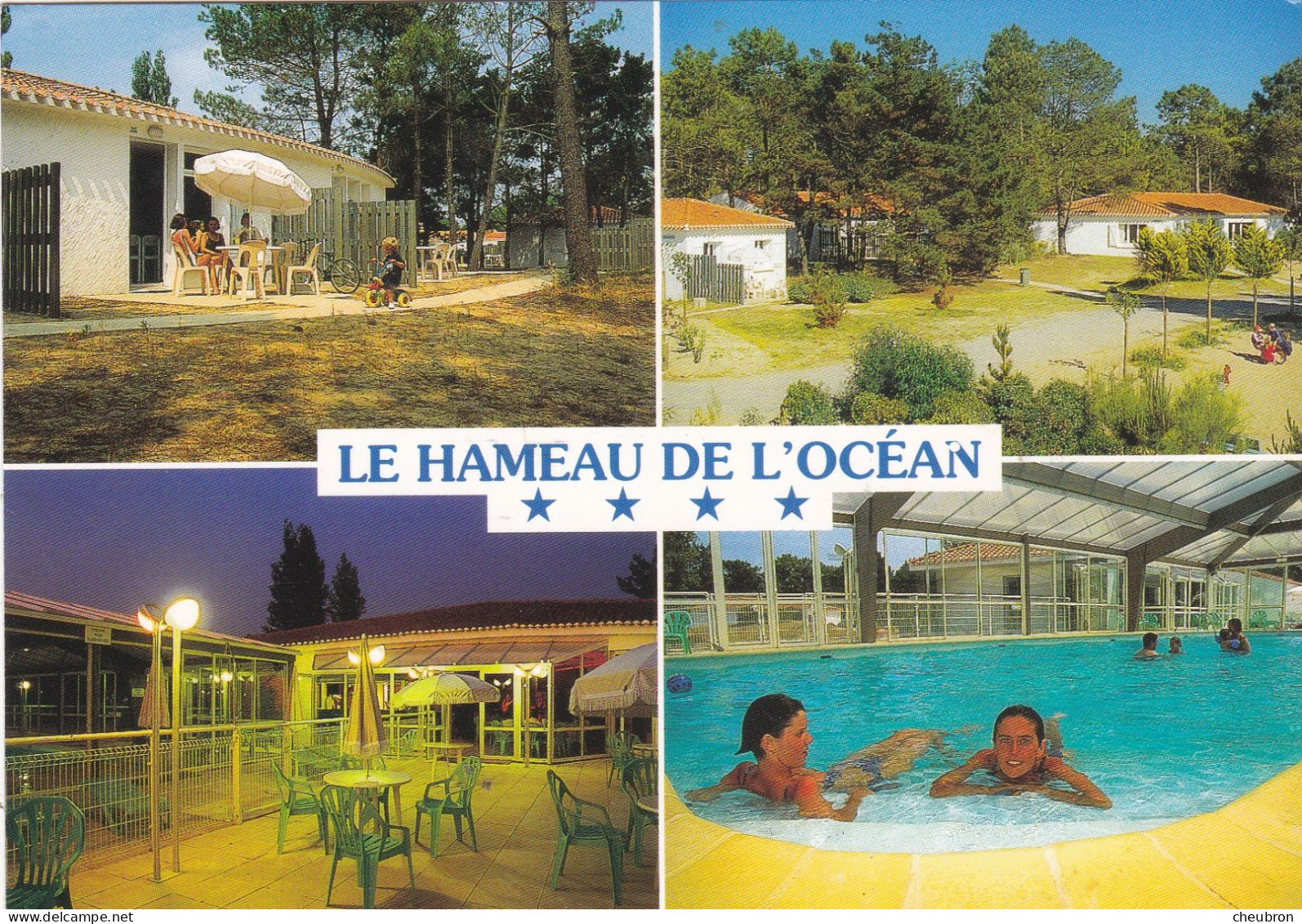 85. SAINT HILAIRE DE RIEZ.  CPM. MULTIVUES. VILLAGE VACANCES " LE HAMEAU DE L'OCEAN ". .ANNEE 1906  + TEXTE - Saint Hilaire De Riez