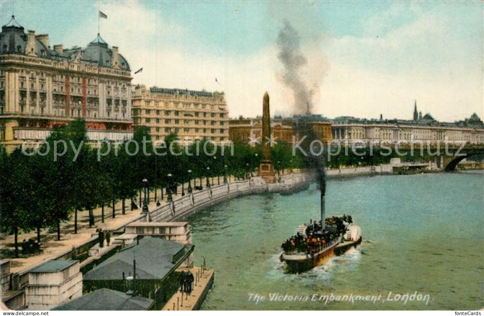 43005872 London The Victoria Embankment Thames - Otros & Sin Clasificación