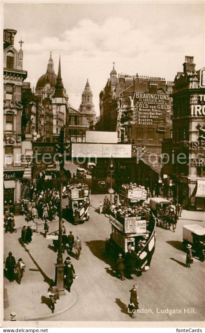 43005659 London Ludgate Hill Bus - Otros & Sin Clasificación