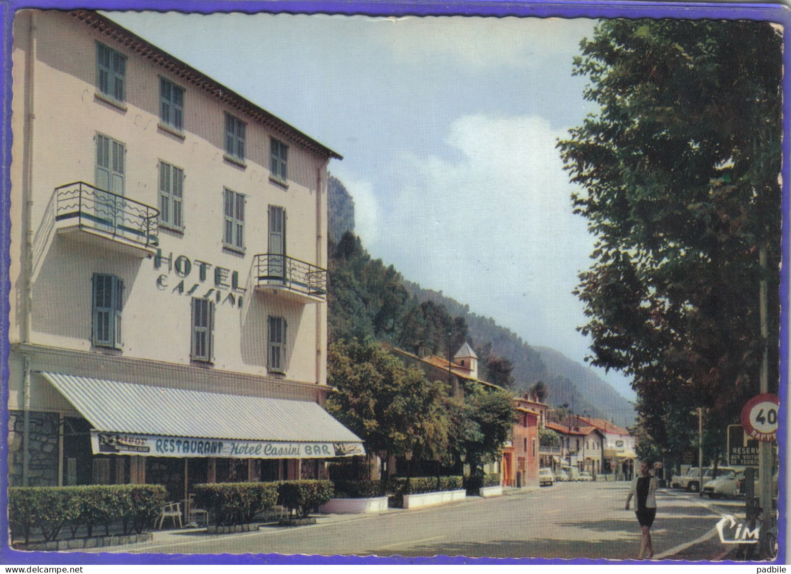 Carte Postale 06. Plan-du-Var  Hotel Restaurant Cassini  Très Beau Plan - Altri & Non Classificati