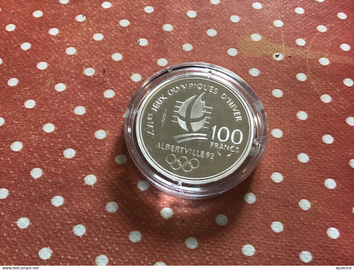 100F ALBERTVILLE 92 ( ARGENT ) - 100 Francs