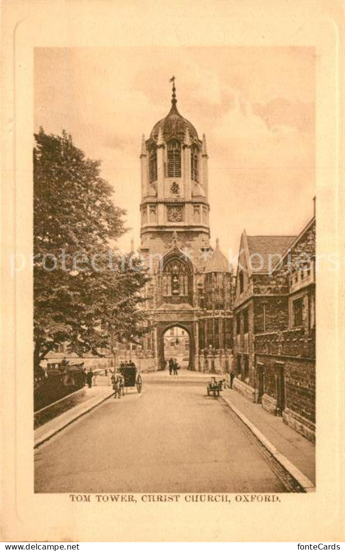 43005594 Oxford Oxfordshire Tom Tower Christ Church  - Sonstige & Ohne Zuordnung