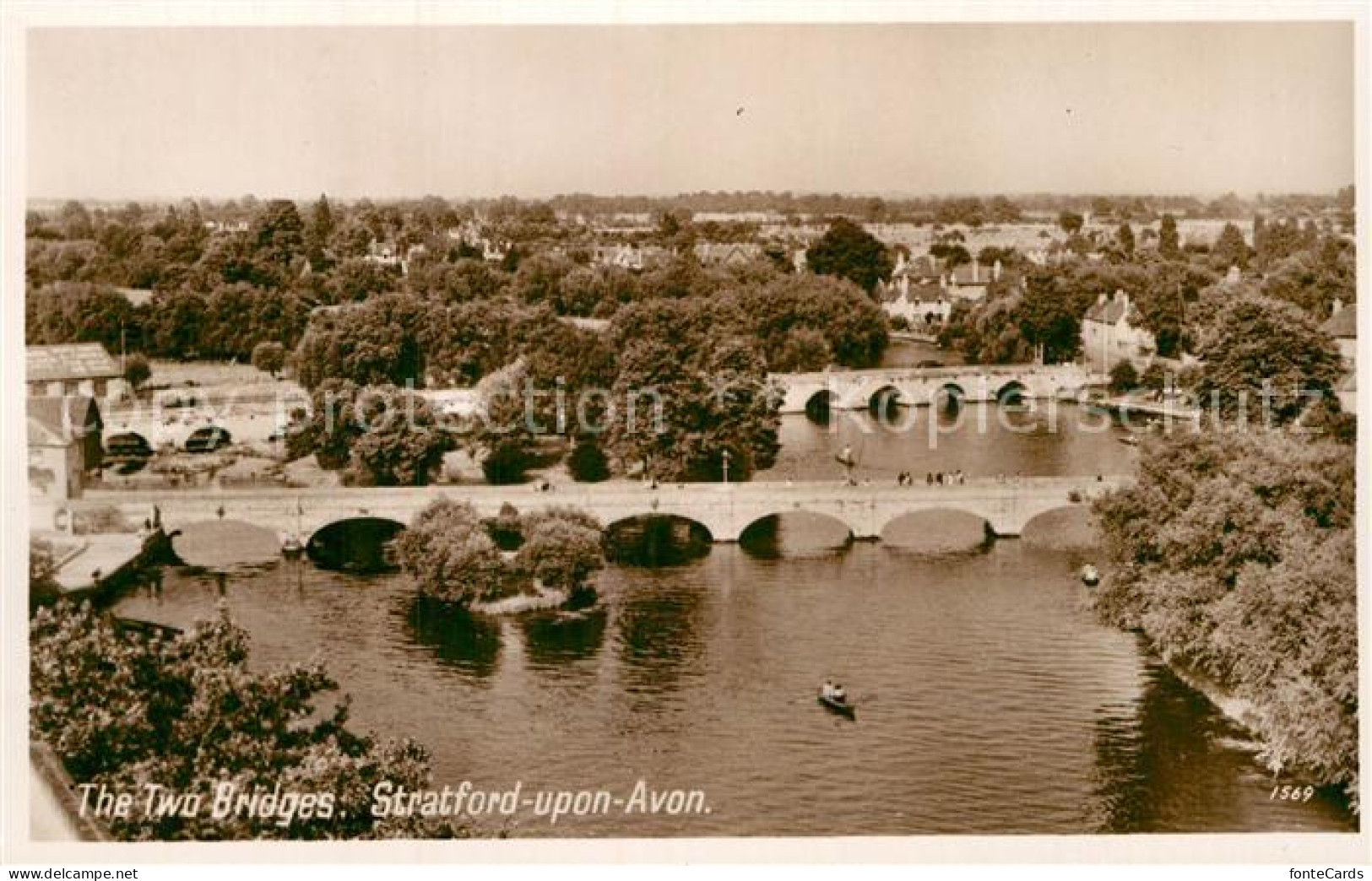 43005576 Stratford-Upon-Avon The Two Bridges  - Otros & Sin Clasificación