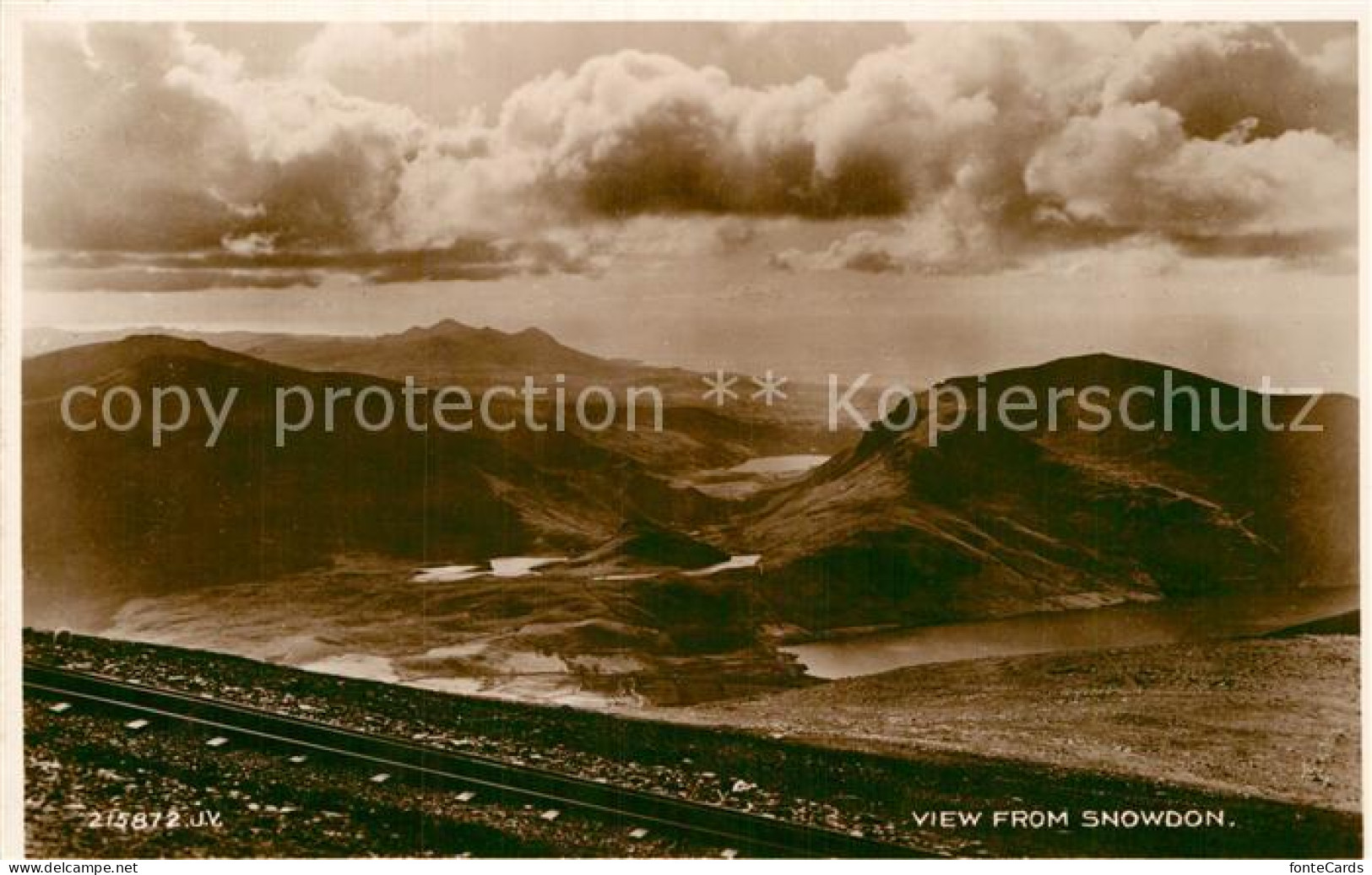 43005545 Snowdon Panorama Landscape  - Sonstige & Ohne Zuordnung