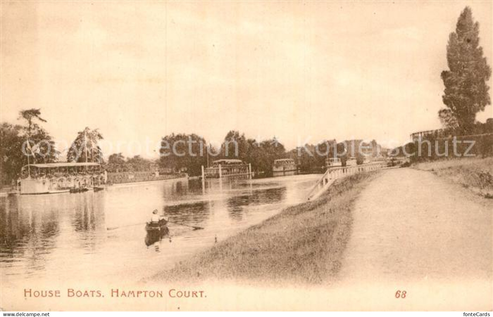 43005544 Hampton Court House Boats Hampton - Herefordshire