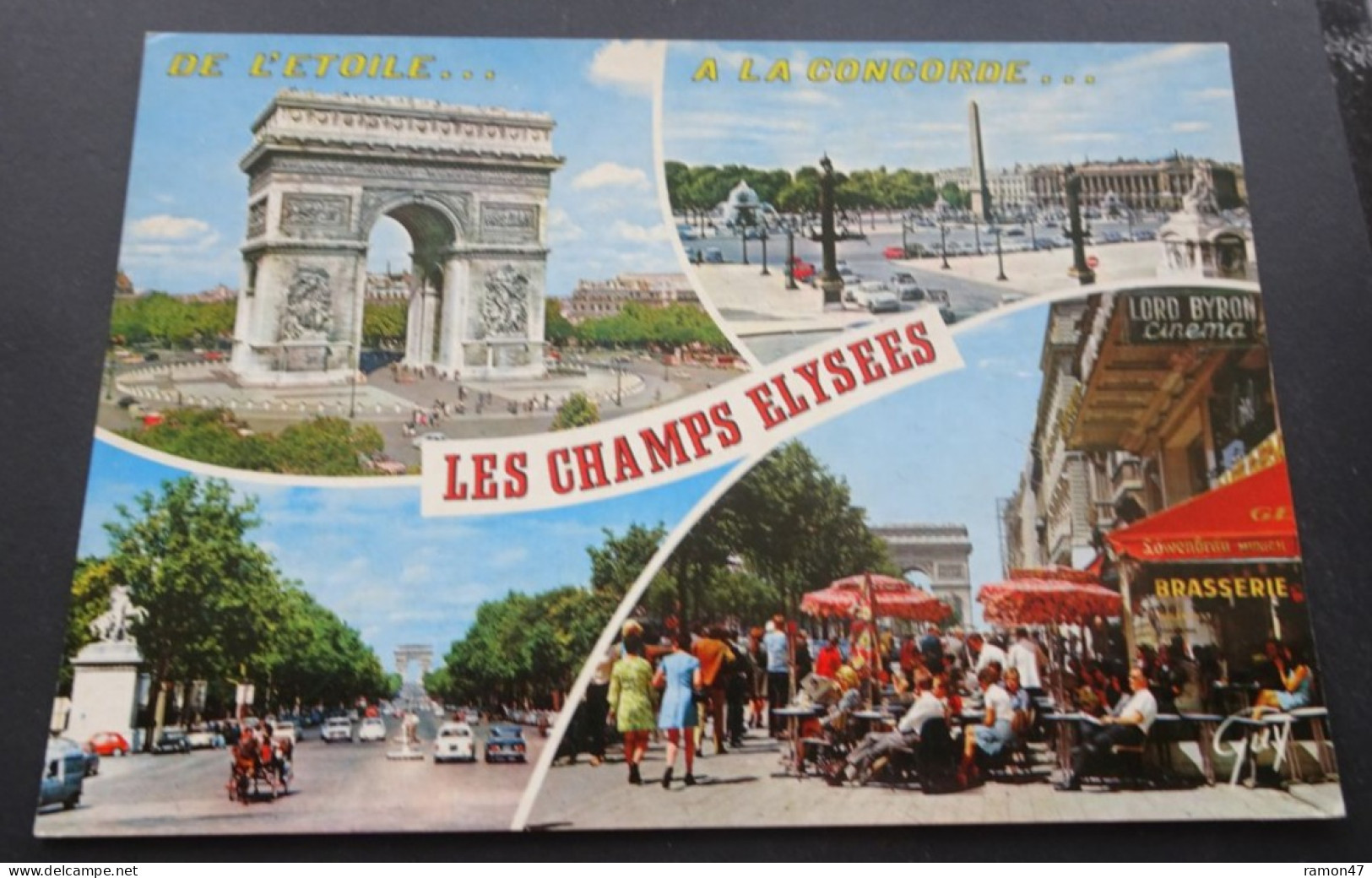 Les Champs Elysées - "De L'Etoile à La Concorde" - Paris Et Ses Merveilles - Editions "GUY", Paris - Production Leconte - Champs-Elysées