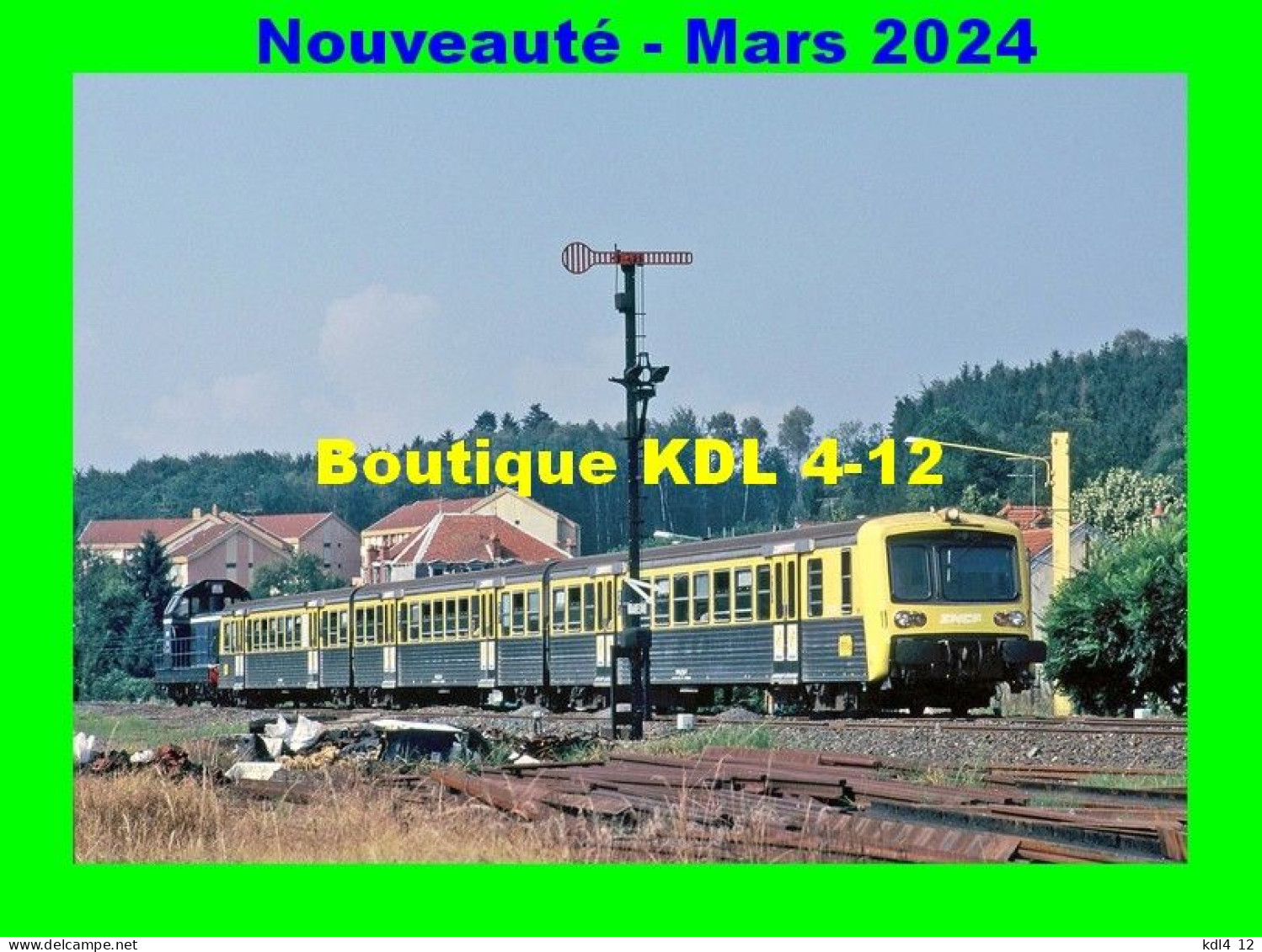 ACACF 844 - Train, Loco BB 66400 Arrivant En Gare - BACCARAT - Vosges - SNCF - Autres & Non Classés