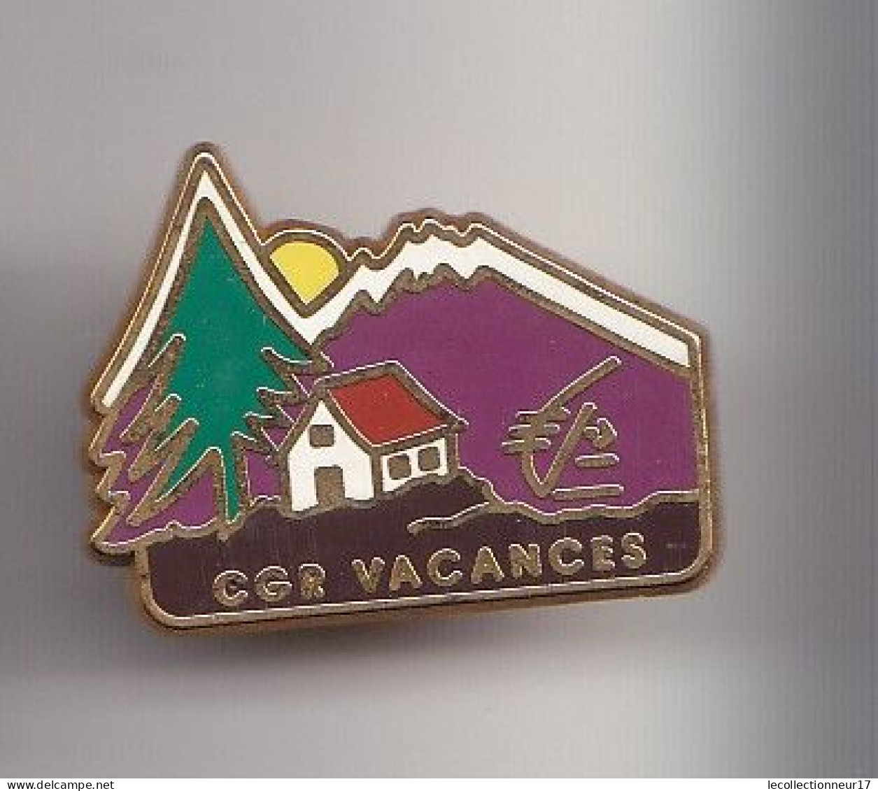 Pin's Banque Caisse D' Epargne Ecureuil CRG Vacances Réf 7513JL - Banken