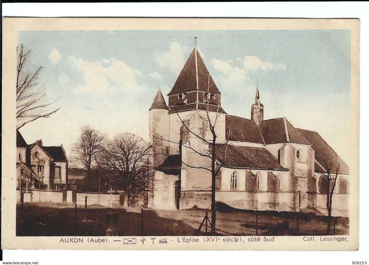 AUXON  (Aube) -  L'Eglise , Côté Sud - Other & Unclassified