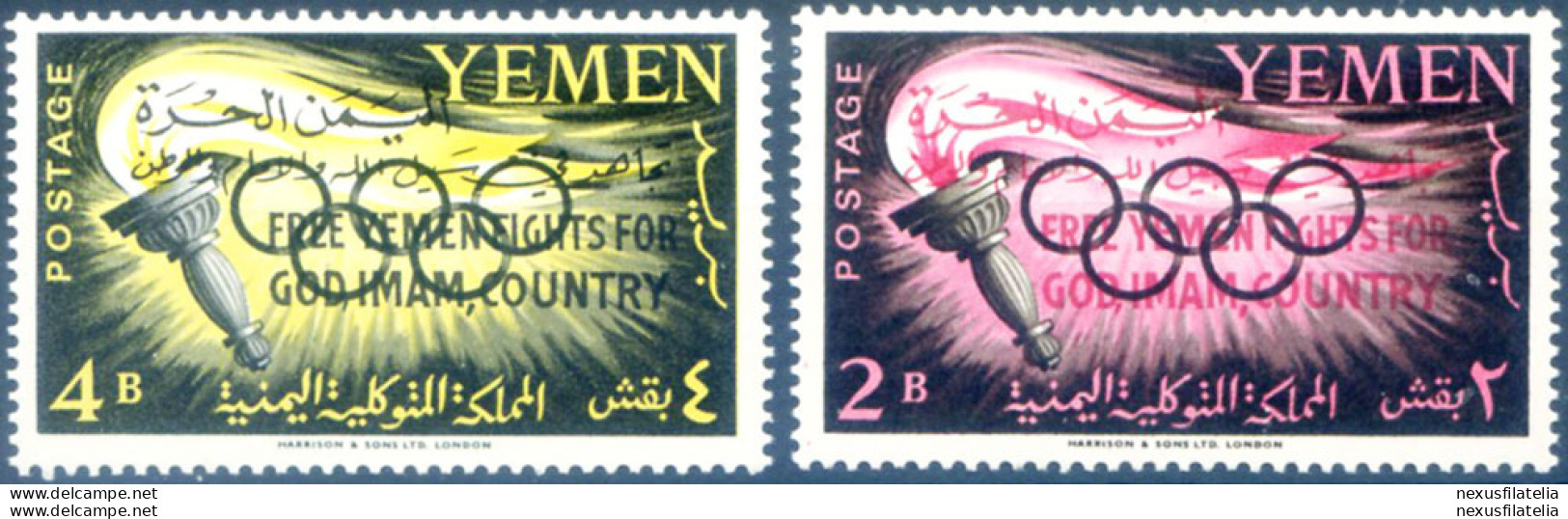 Soprastampati 1962. - Jemen