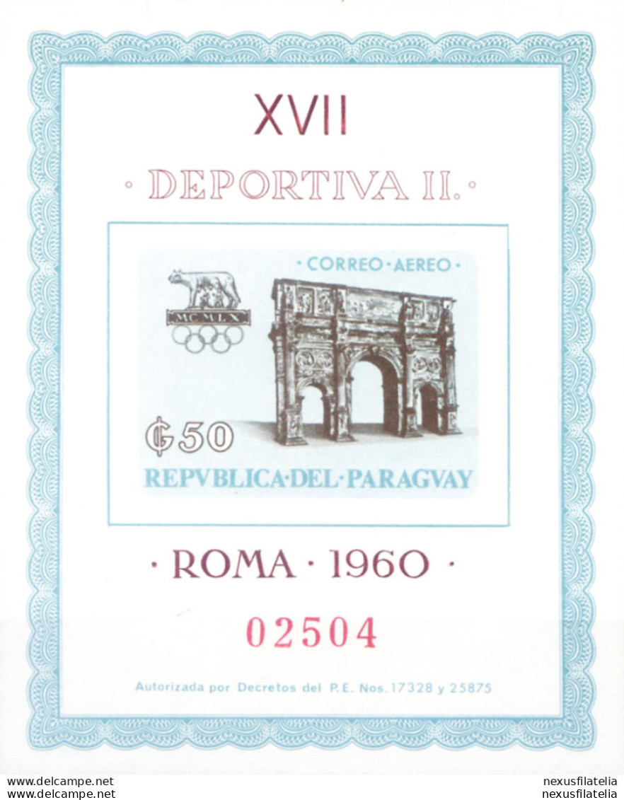 Sport. Olimpiadi Roma 1963. - Paraguay