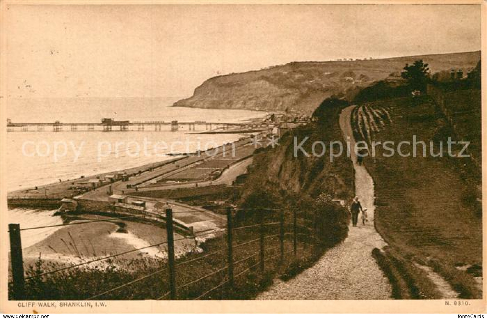 43004897 Shanklin Cliff Walk Coast Shanklin - Sonstige & Ohne Zuordnung