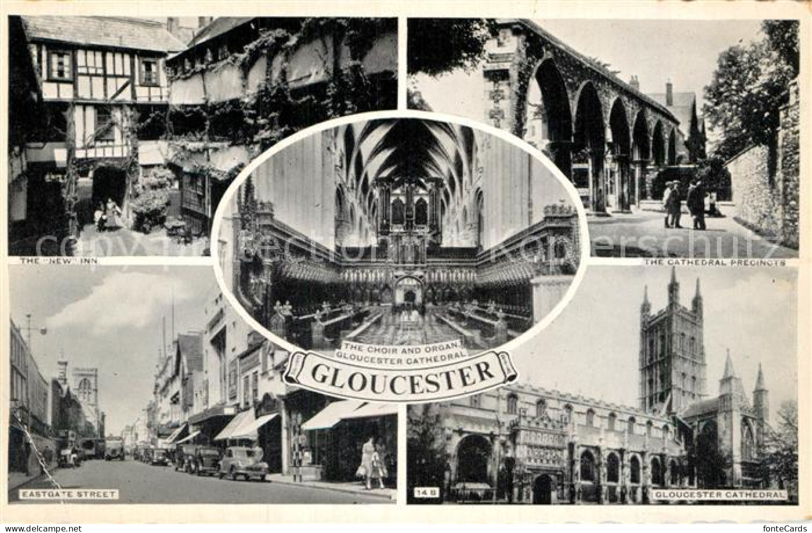 43004892 Gloucester The New Inn Eastgate Street Cathedral Precincts The Choir An - Sonstige & Ohne Zuordnung