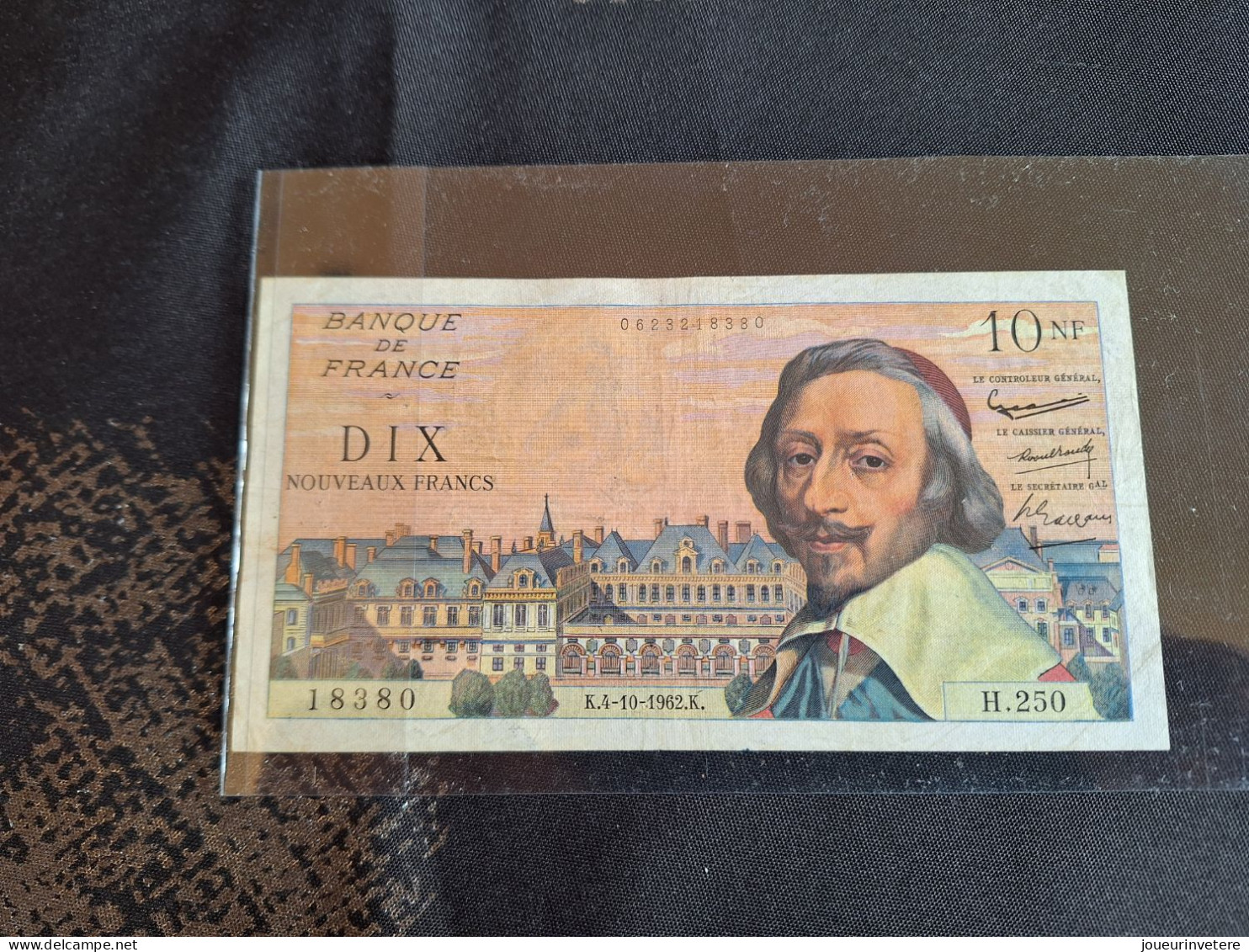 10 Nouveaux Francs Richelieu Type 1959 Etat Ttb - Sonstige – Europa