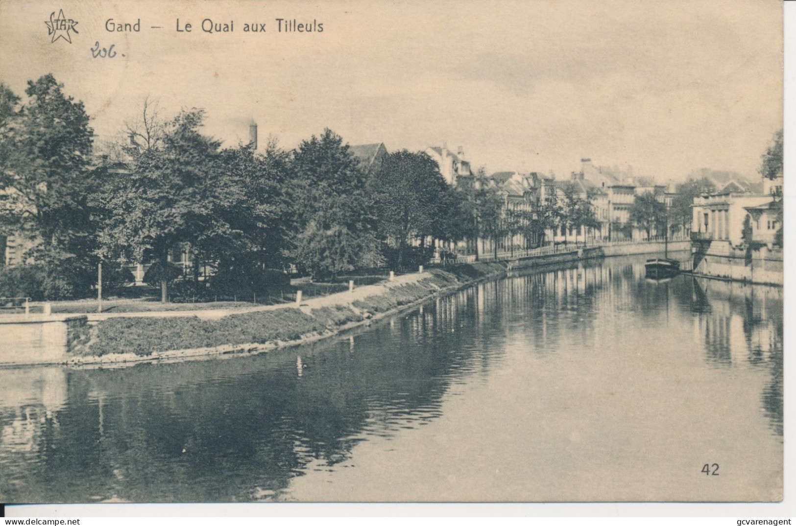 GENT       LE QUAI AUX TILLEULS                ZIE AFBEELDINGEN - Gent