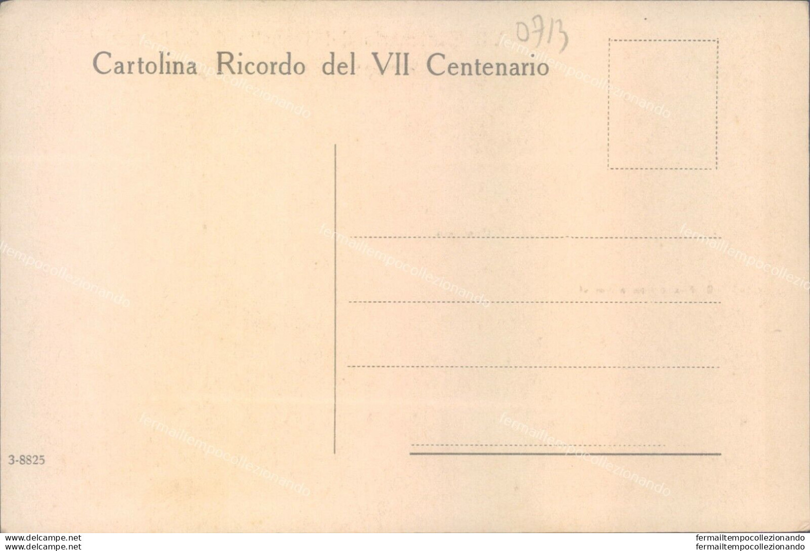 O713 Cartolina Baronissi Cartolina Ricordo Del VII Centenario Prov Di Salerno - Salerno