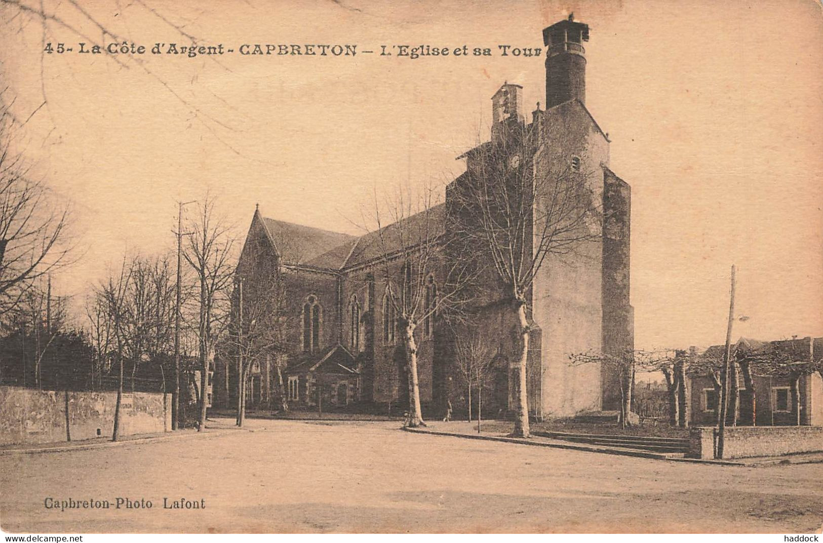 CAPBRETON : L'EGLISE ET SA TOUR - Capbreton