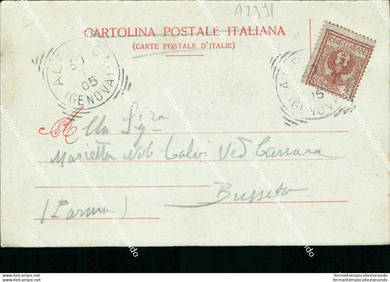 Az391 Cartolina Albenga Torre Marchesi Del Carretto Di Balestrino Savona 1905 - Savona