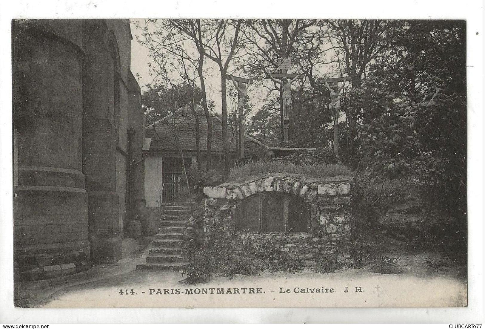 Paris 18 ème Arr (75) : Le Calvaire De Montmartre En 1910 PF - Arrondissement: 18