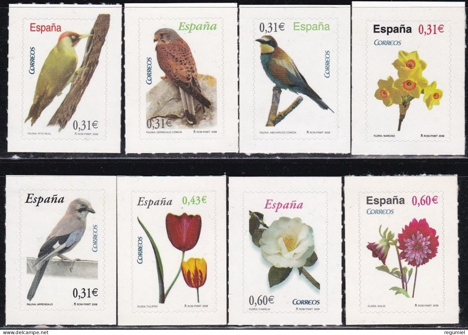 España 4376/4383 ** Fauna Y Flora. 2008 - Nuevos