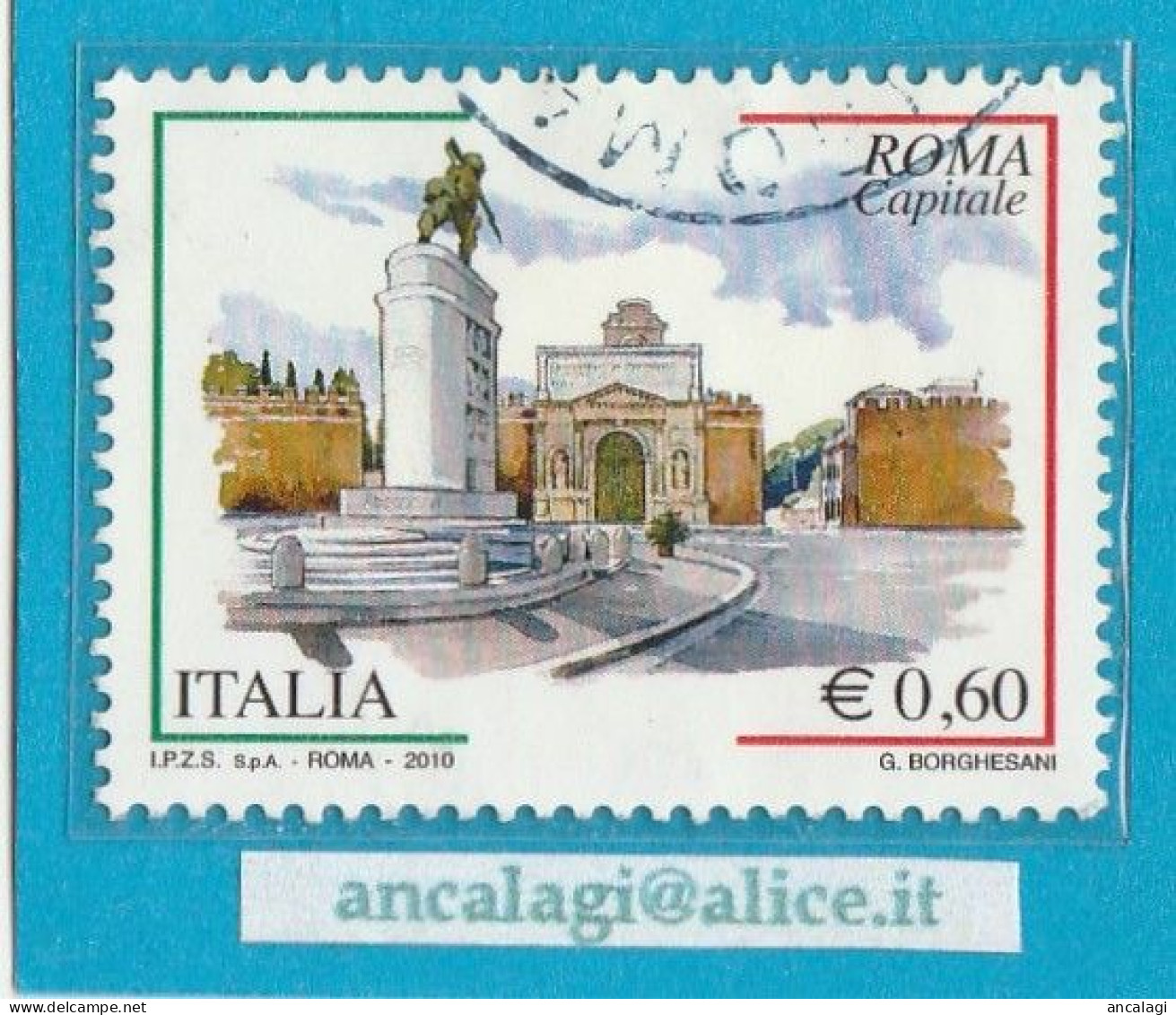 USATI ITALIA 2010 - Ref.1169A "ROMA CAPITALE" 1 Val. - - 2001-10: Gebraucht