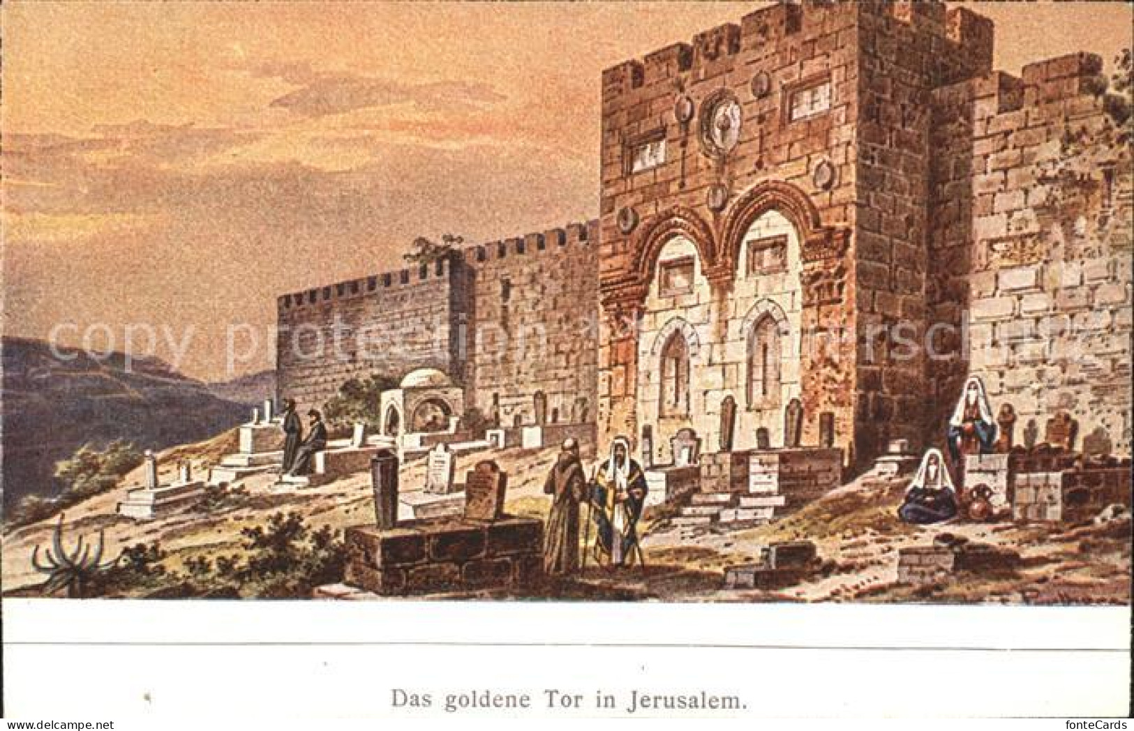 42923491 Jerusalem Yerushalayim Goldenes Tor Israel - Israël