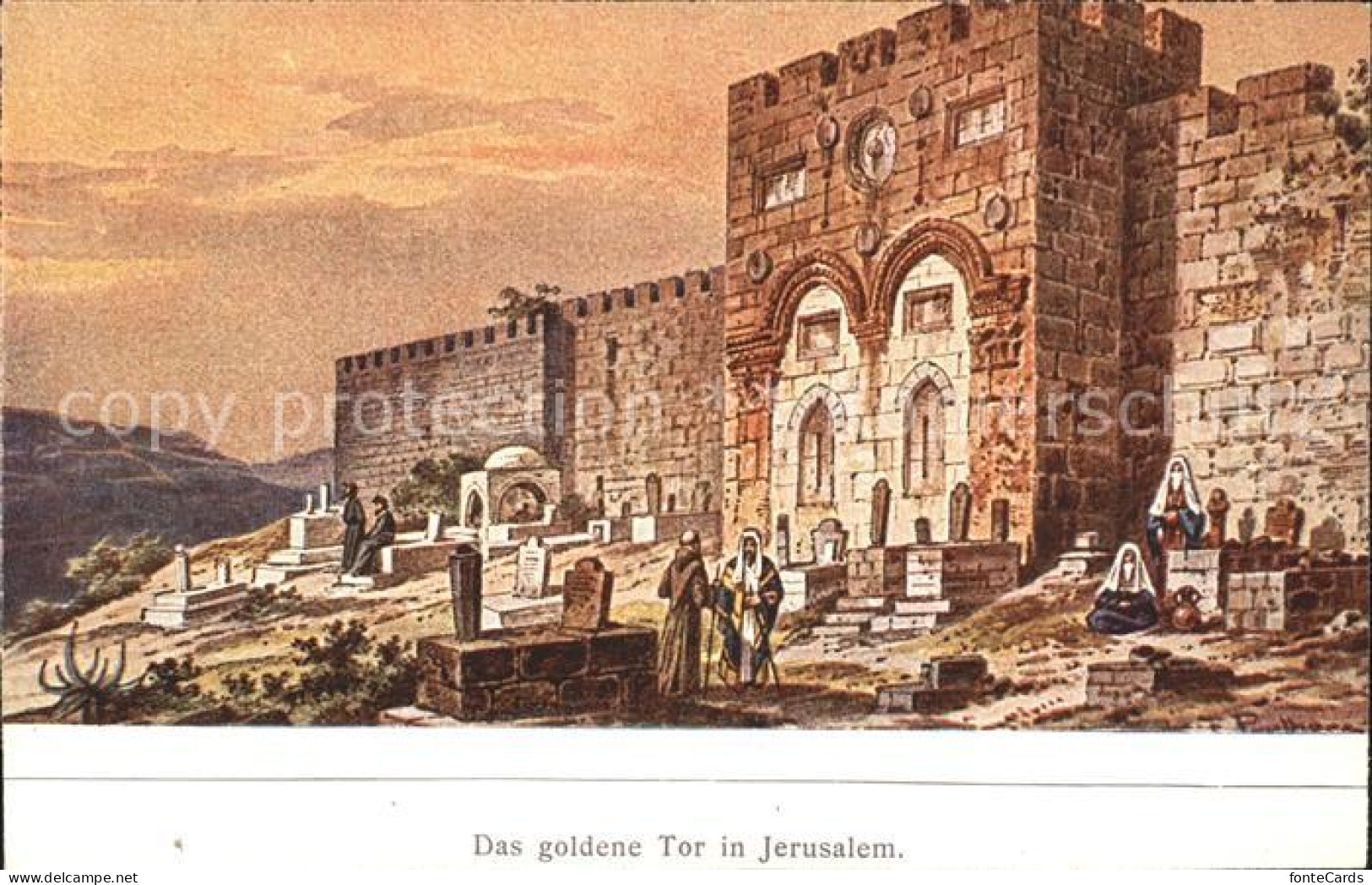 42923491 Jerusalem Yerushalayim Goldenes Tor Israel - Israele