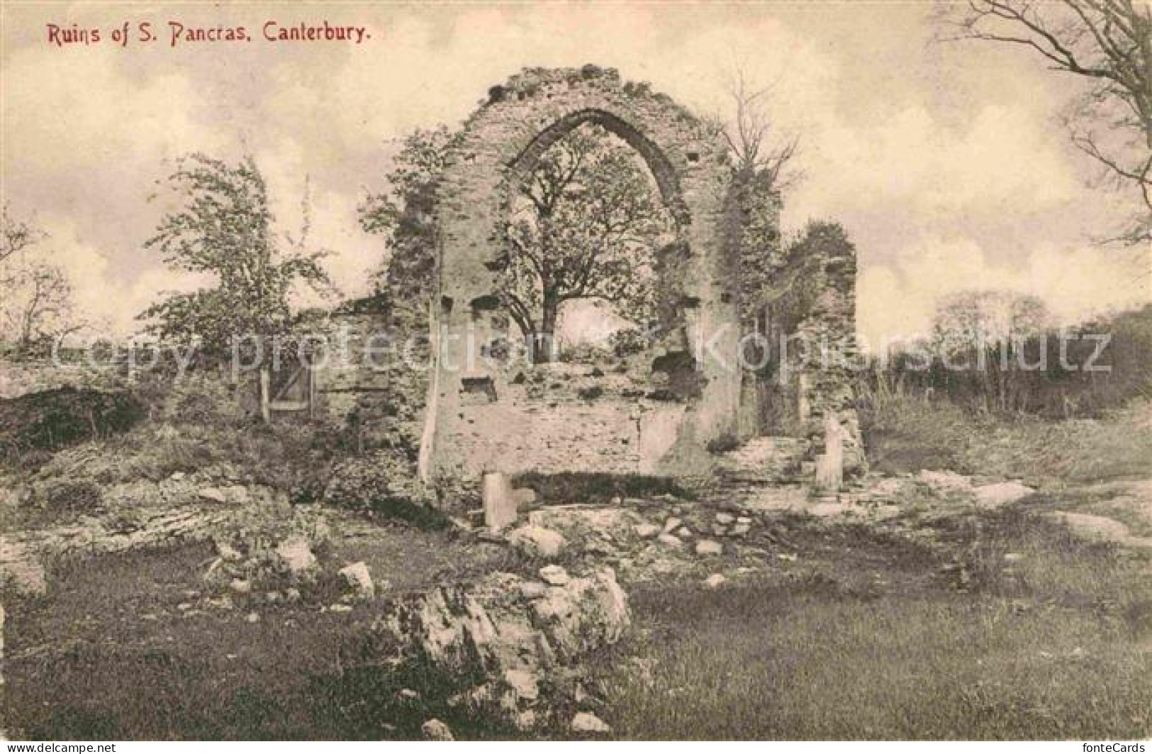 42733593 Canterbury Kent Ruins Of S Pancras  - Sonstige & Ohne Zuordnung