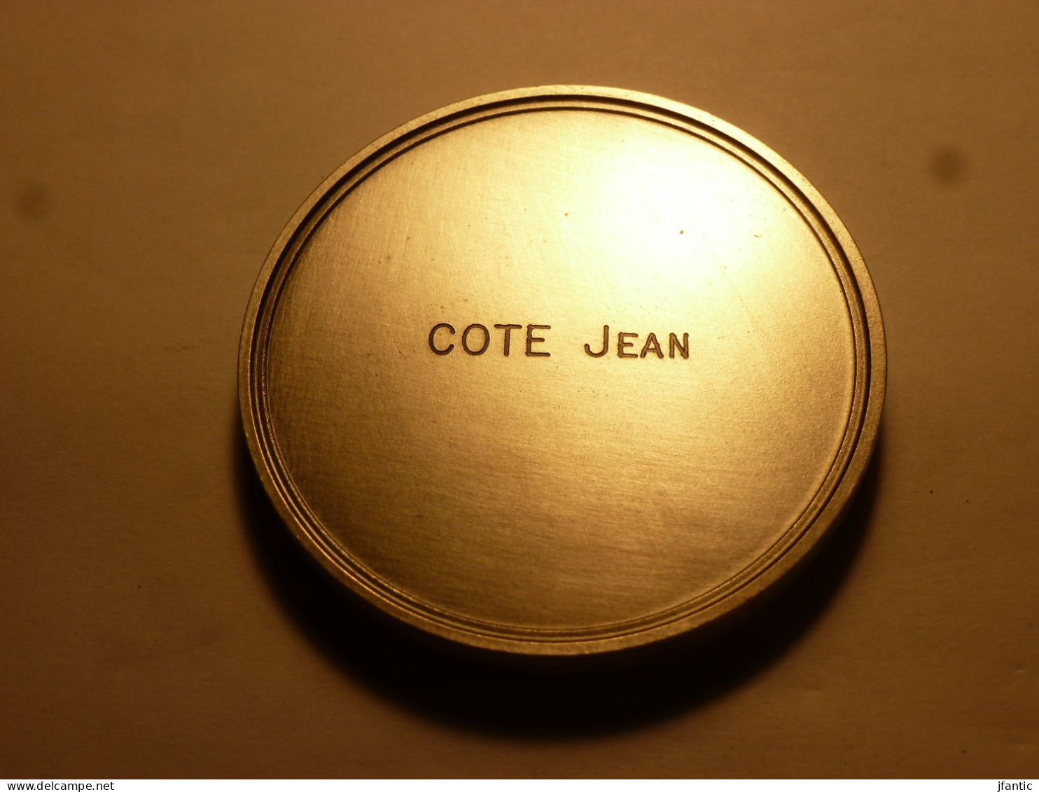 Georges Ridet, La Pierre, Médaille Ancienne En Bronze Argenté, Monnaie De Paris, XX è. - Andere & Zonder Classificatie