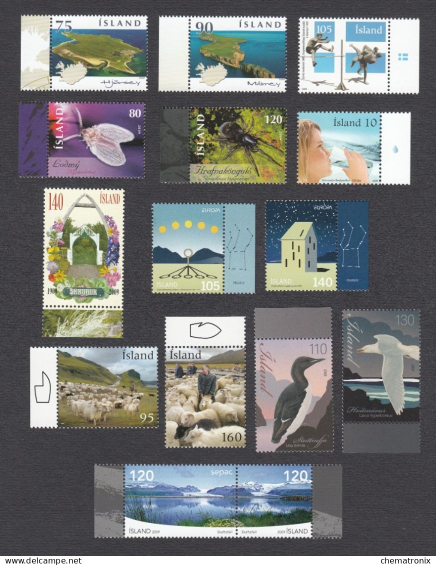 Island 2009 - Colección -  MNH ** - Années Complètes