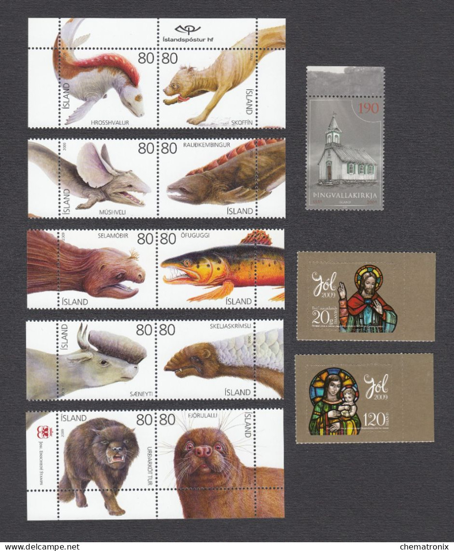 Island 2009 - Colección -  MNH ** - Komplette Jahrgänge