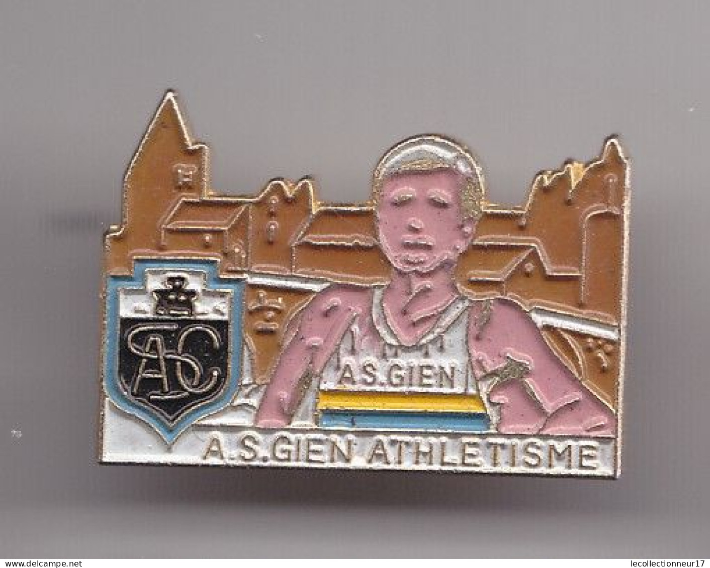 Pin's ASG  AS Gien Athlétisme Dpt 45  Réf 7040JL - Athlétisme