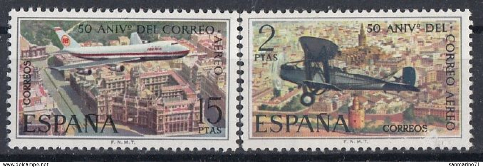 SPAIN 1954-1955,unused - Avions