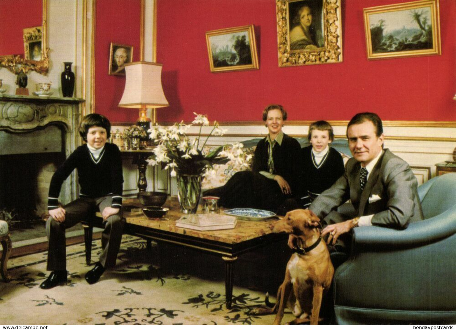 Denmark, Queen Margrethe II, Prince Consort Henrik And Family (1970s) Postcard 2 - Danimarca