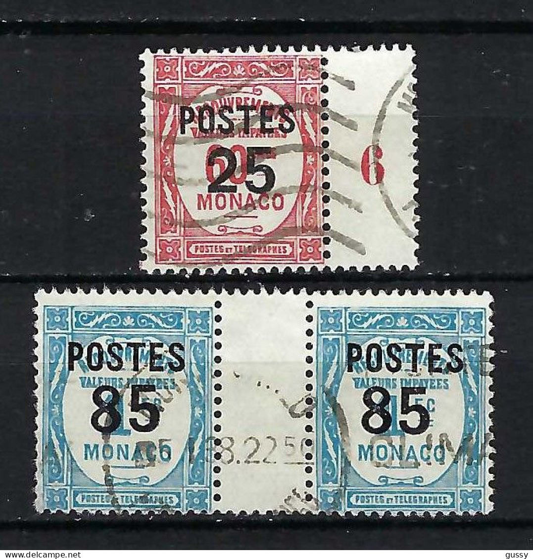 MONACO 1937:  Lot D' Obl. - Used Stamps
