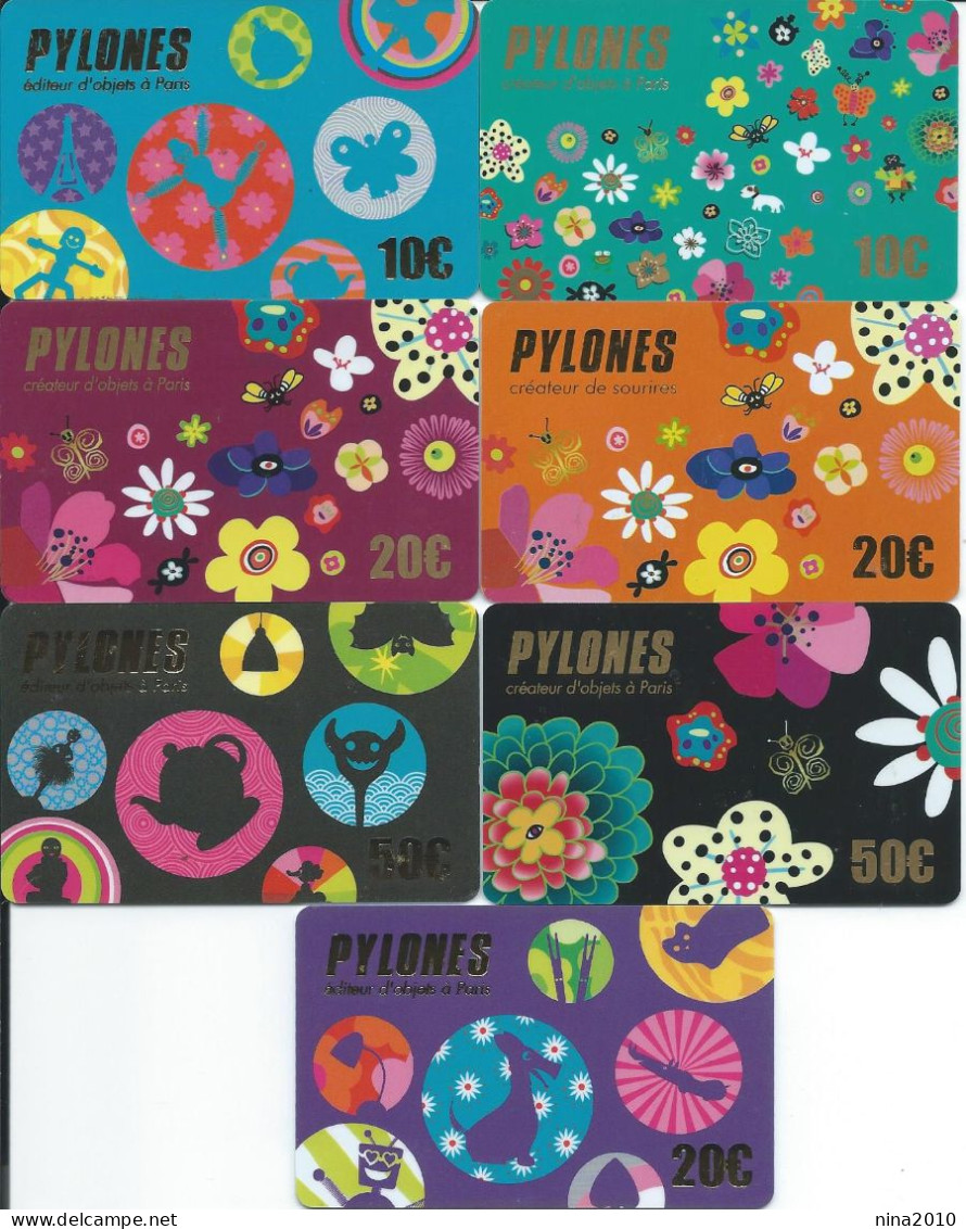 Carte Cadeau - Pylones * 7   - Voir Description -  GIFT CARD /GESCHENKKARTE - Tarjetas De Regalo