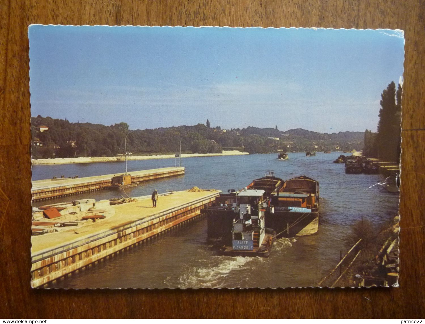 CPSM 1973 BOIS LE ROI CHARTRETTES A L'ECLUSE FACE A SERMAISE SE DIRIGEANT VERS FONTAINE LE PORT - Bois Le Roi