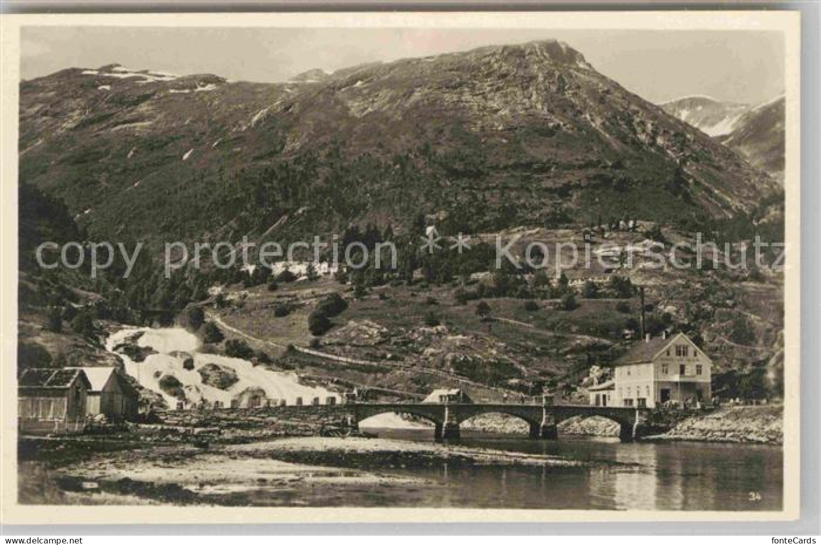 42726946 Hellesylt Panorama Mit Bruecke Aalesund - Norvège