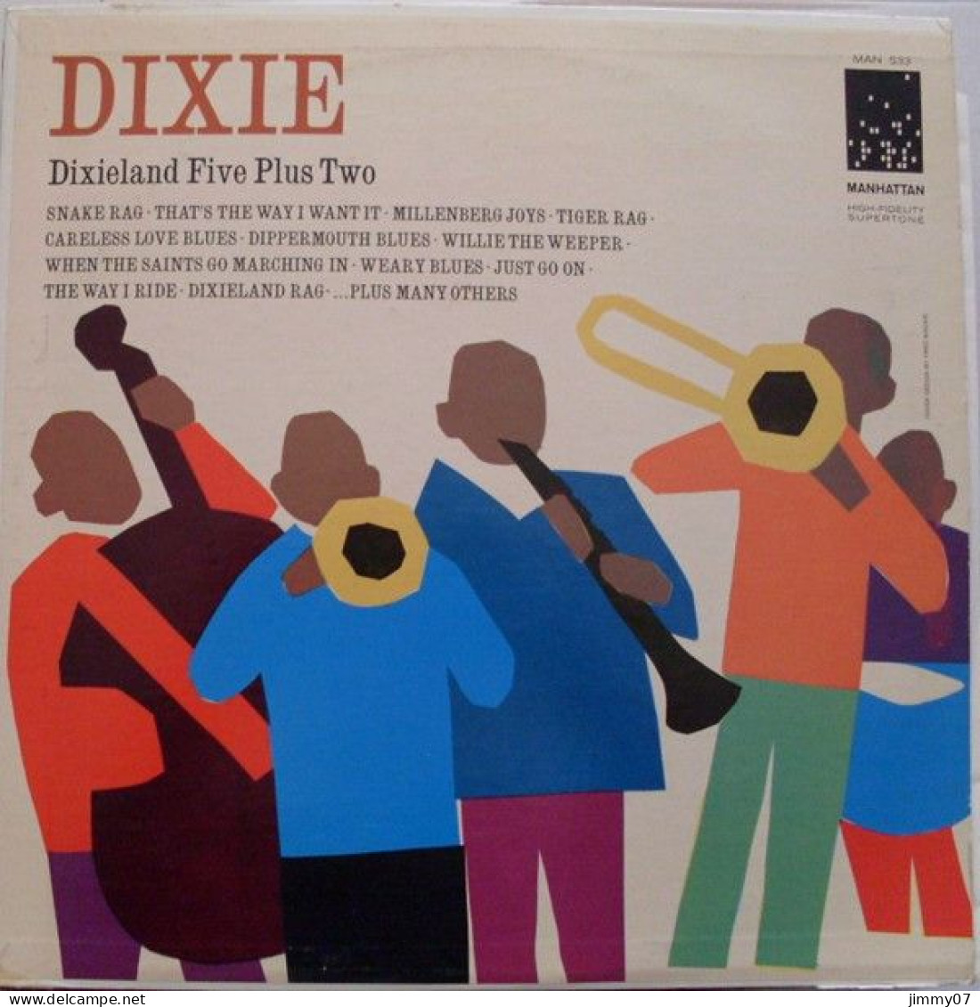 Dixieland Five Plus Two - Dixie (LP, Album) - Jazz