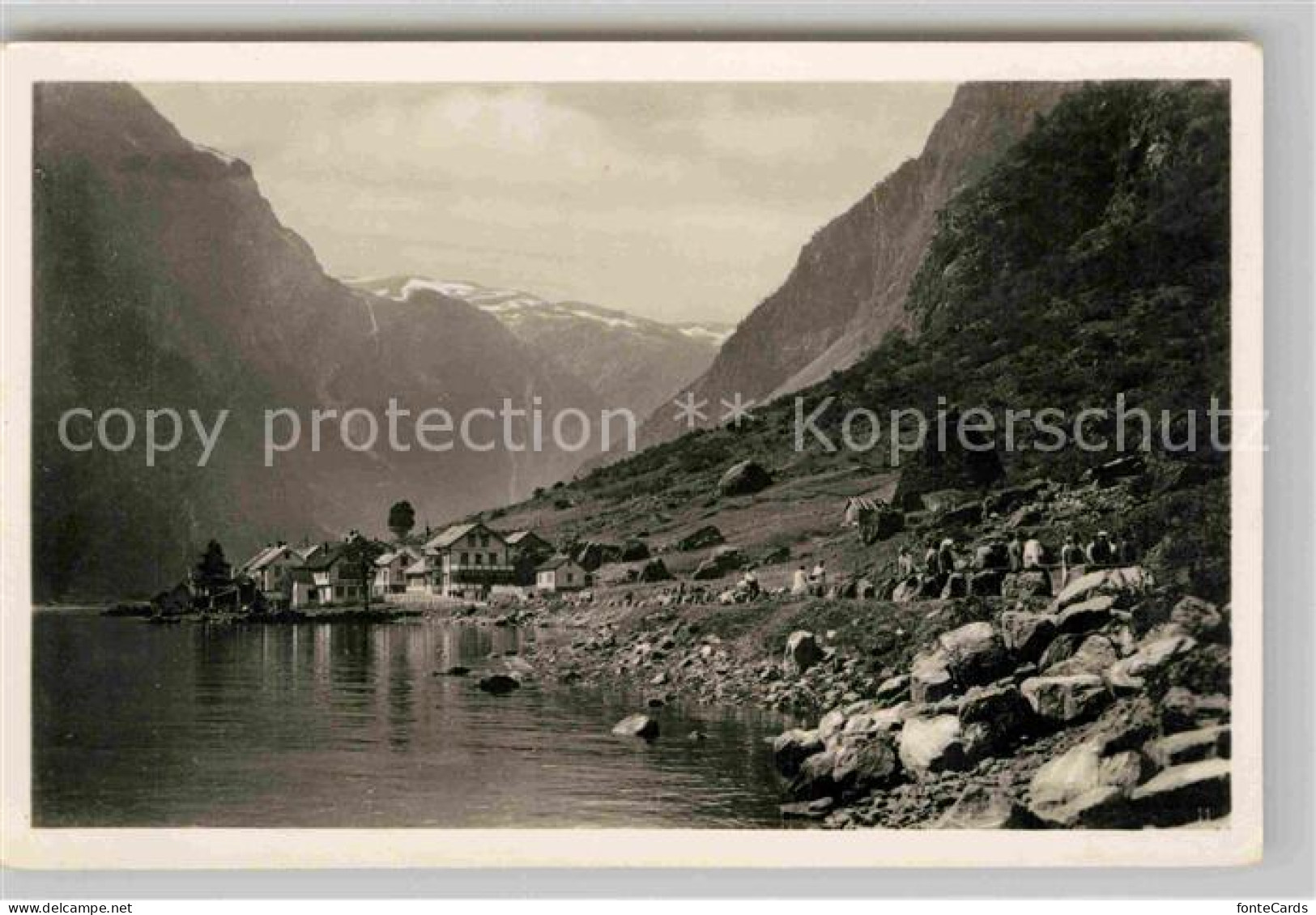 42726925 Gudvangen Norwegen Panorama  Norwegen - Norway