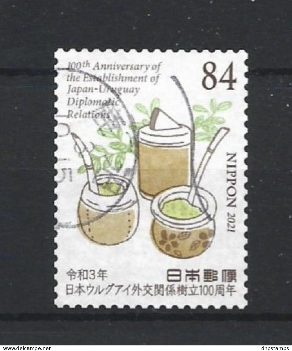 Japan 2021 100 Y. Relations With Uruguay Y.T. 10766 (0) - Used Stamps