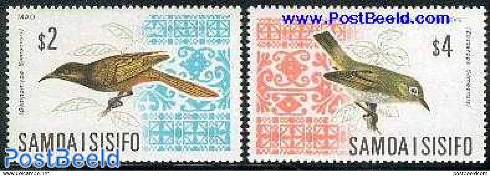 Samoa 1969 Definitives, Birds 2v, Mint NH, Nature - Birds - Samoa