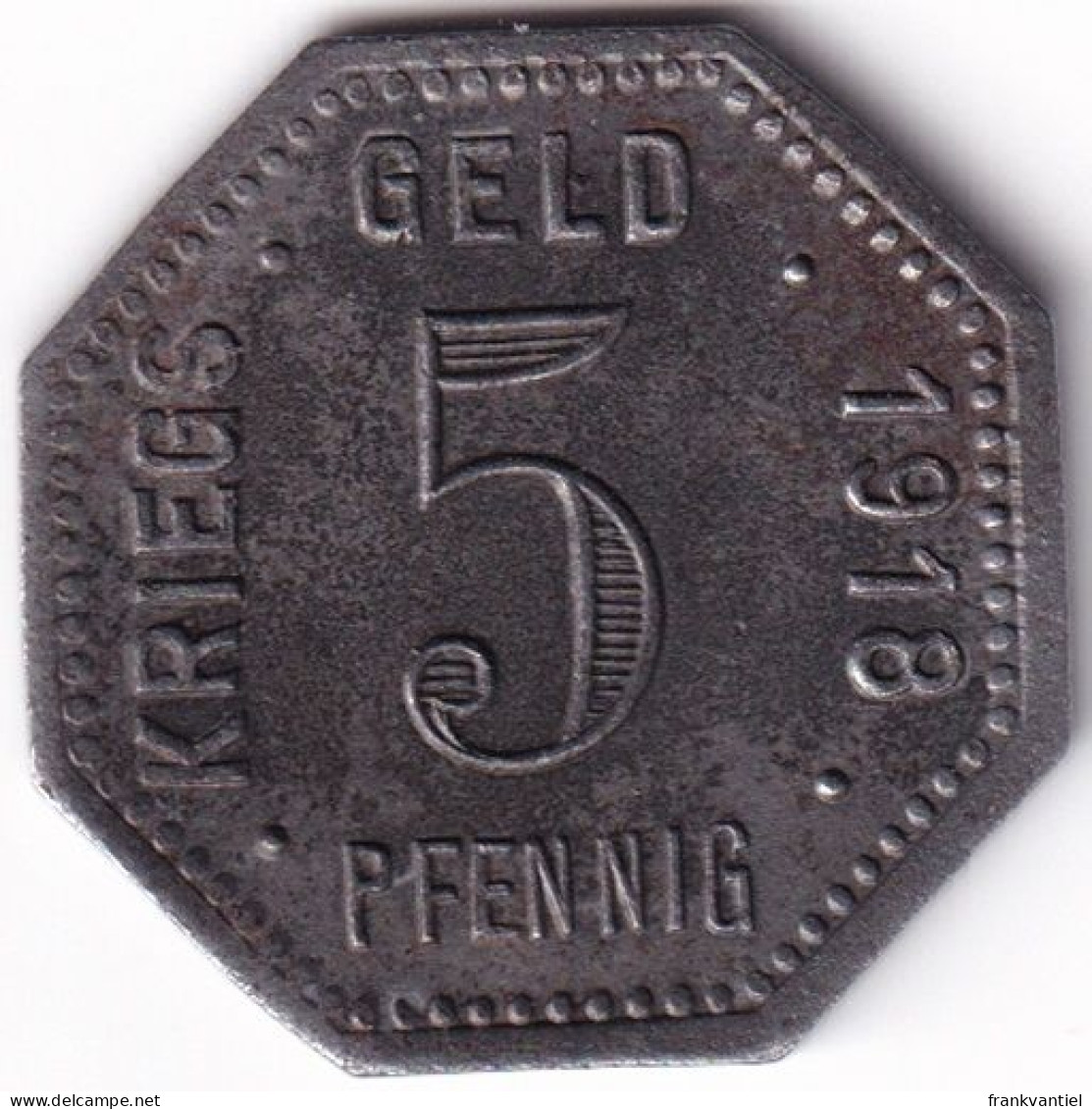 Mengen F#329.1 5 Pfennig 1918 - Autres & Non Classés