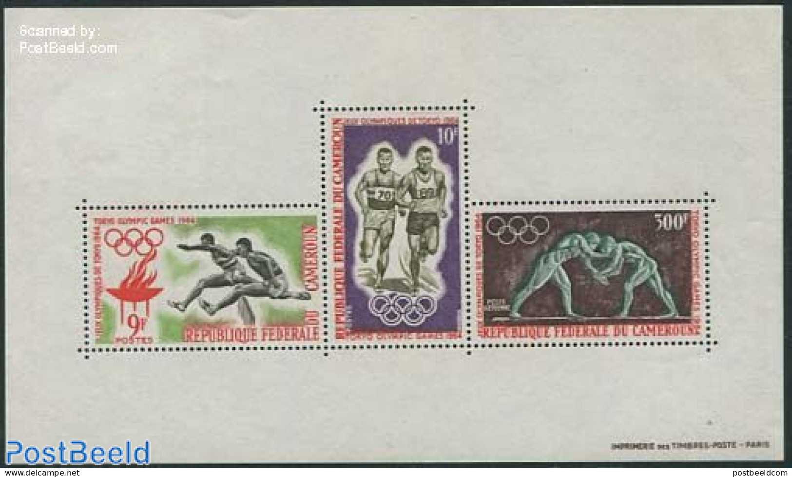 Cameroon 1964 Olympic Games Tokyo S/s, Mint NH, Sport - Athletics - Olympic Games - Atletismo