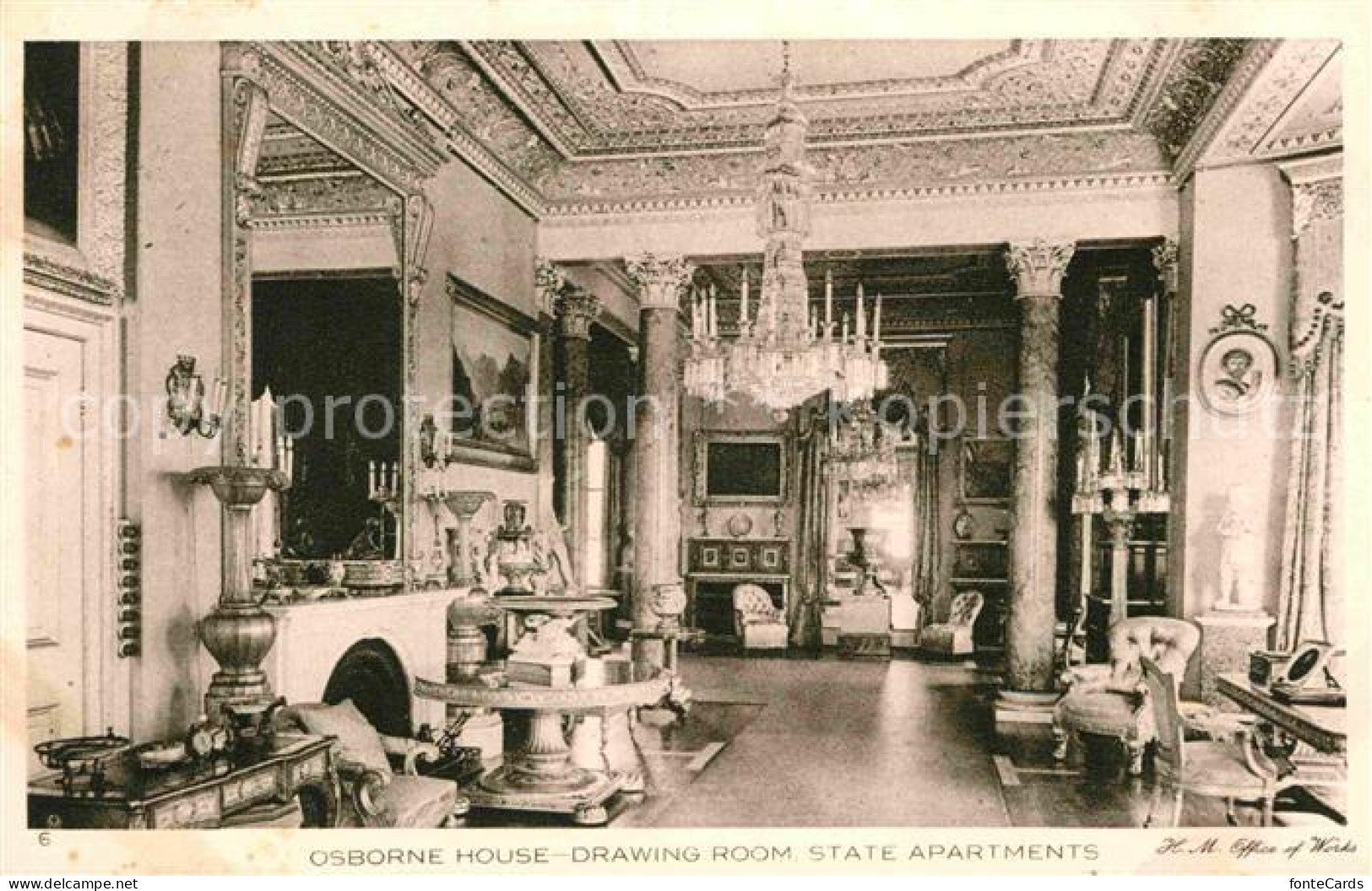 42717939 Osborne Isle Of Wight Osborne Hous Drawing Room State Apartments Isle O - Otros & Sin Clasificación