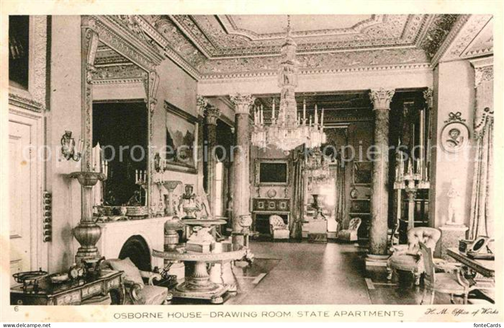 42717939 Osborne Isle Of Wight Osborne Hous Drawing Room State Apartments Isle O - Other & Unclassified