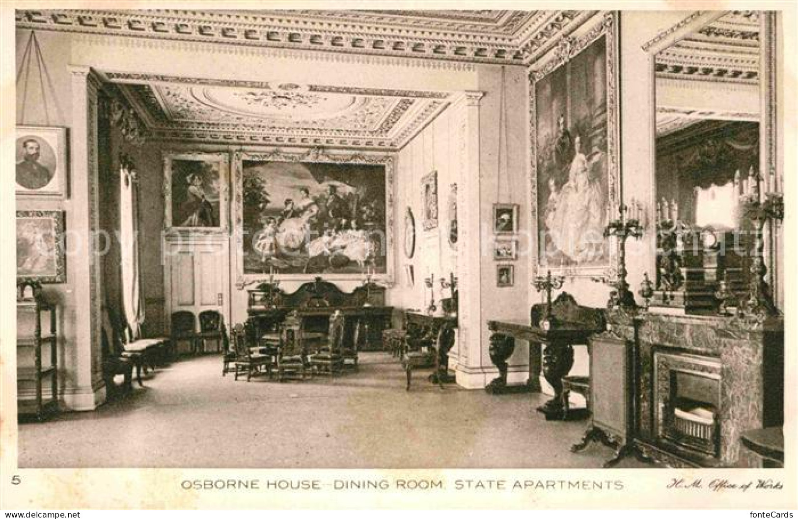 42716269 Osborne Isle Of Wight Osborne House Dining Room State Apartments Isle O - Altri & Non Classificati